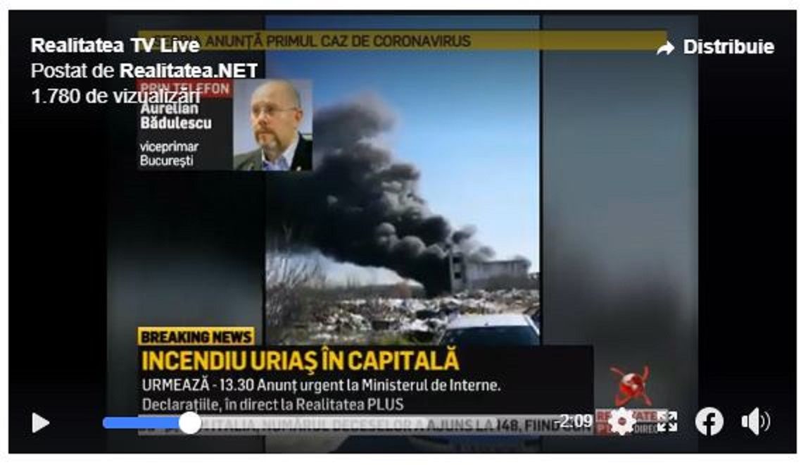 Incendiu devastator, în Capitală. Arde un depozit de anvelope din Cartierul Giulești. Risc masiv de POLUARE