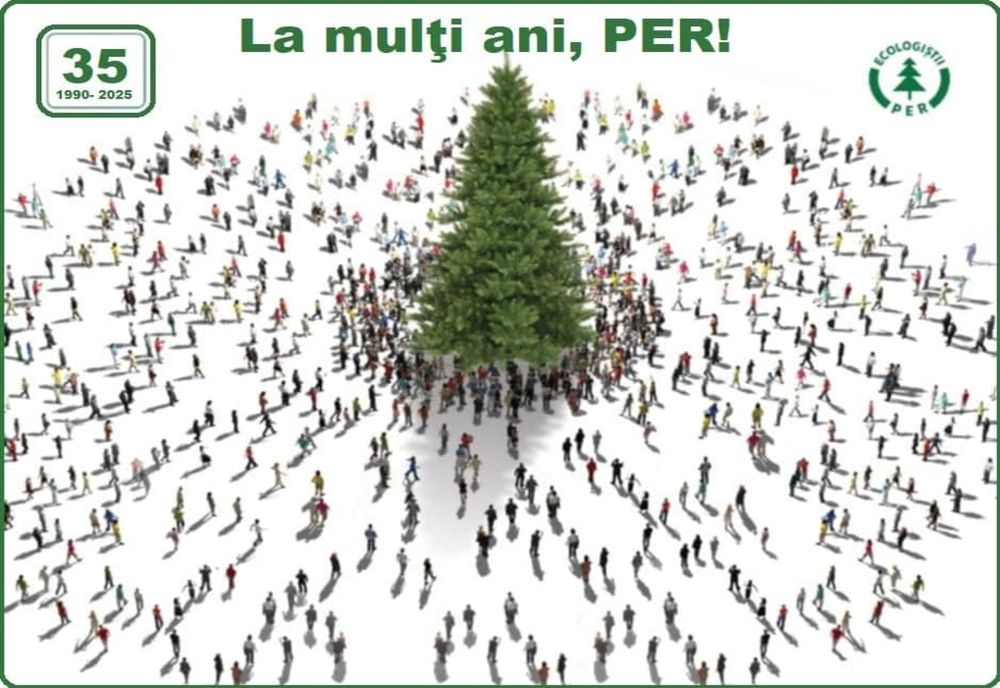 LA ÎMPLINIREA A 35 DE ANI DE LA ÎNFIINȚARE, PARTIDUL ECOLOGIST ROMÂN ÎȘI ANCOREAZĂ IDENTITATEA ÎN TRADIȚIA LUPTELOR PENTRU SUSTENABILITATE ȘI PROTECȚIA MEDIULUI