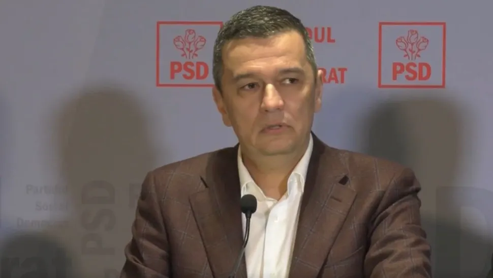 Sorin Grindeanu amenință cu retragerea sprijinului PSD pentru PNRR dacă Ilie Bolojan nu demisionează