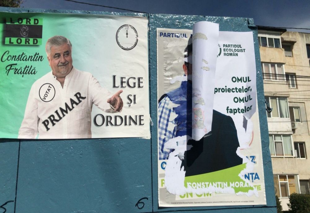 PMP Constanta acuza PER ca-i distruge afisele electorale
