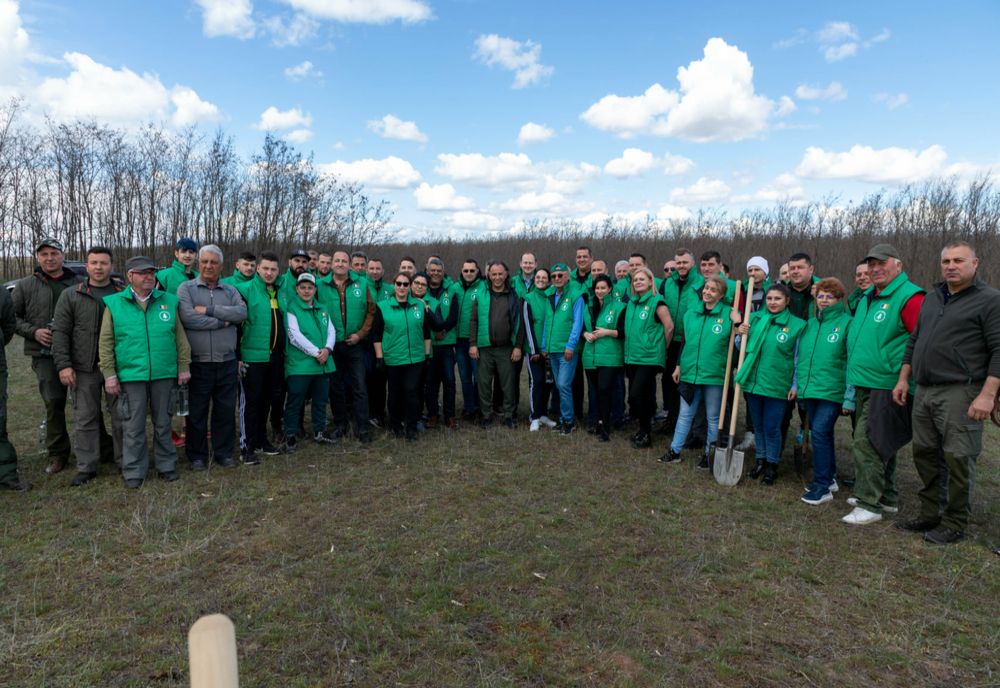 Partidul Ecologist Român platează 5.000 de puieți într-una din cele mai deșertificate zone ale României