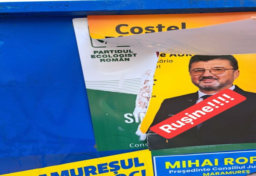 Afisele PER rupte cu nesimțire: Faptele deputatului Darius Pop sunt sunt inacceptabile și demne de condamnare!